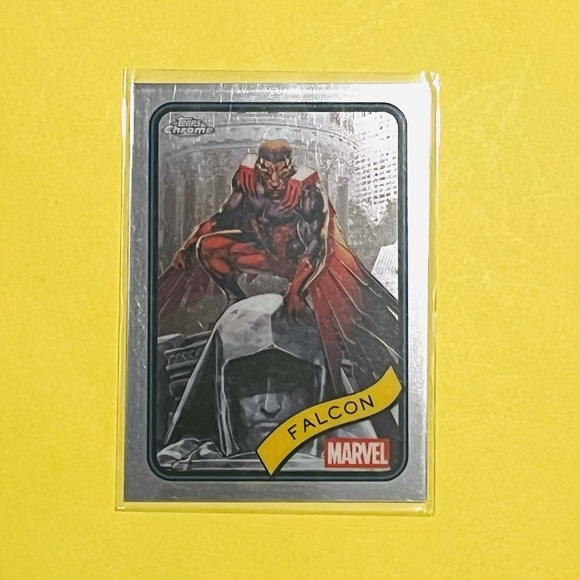 Other - 2025 Topps Chrome Marvel Falcon #80 Base Card